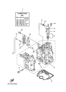 FT9-9GEX drawing CYLINDER--CRANKCASE-1