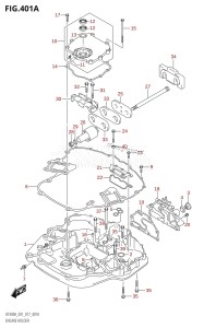 DF250A From 25003P-710001 (E01 E40)  2017 drawing ENGINE HOLDER