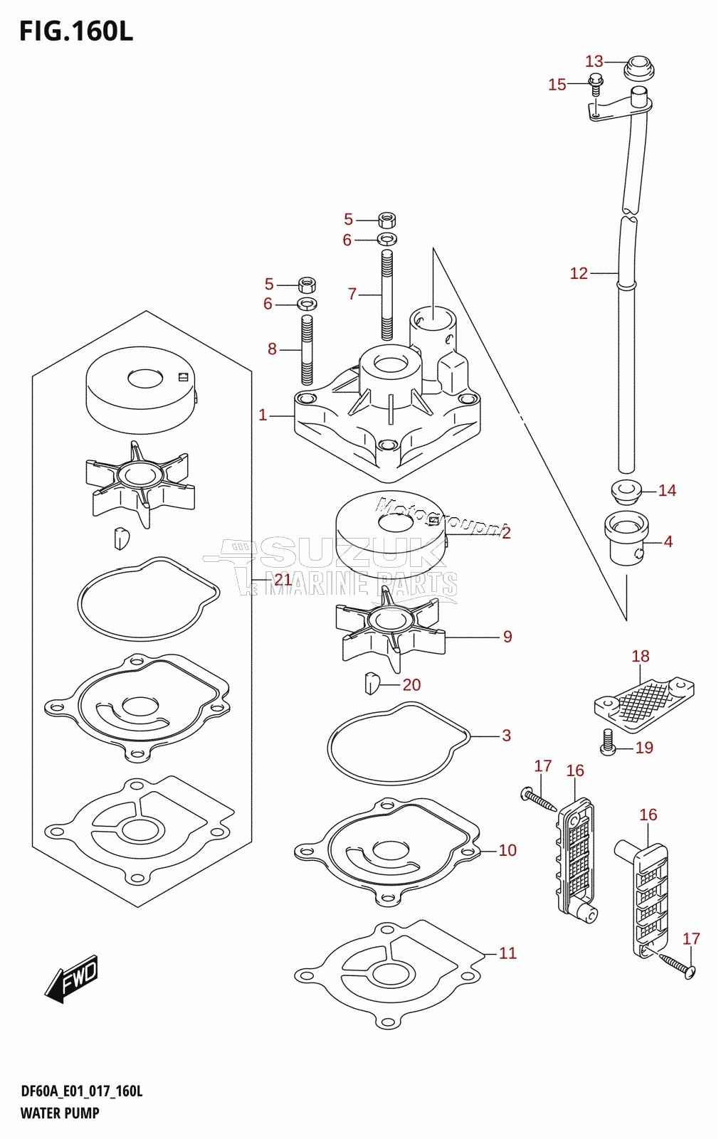 WATER PUMP (DF60ATH:E01)