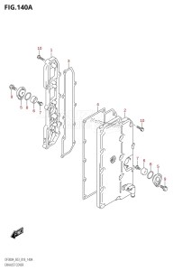 DF250ST From 25004F-910001 (E03)  2019 drawing EXHAUST COVER