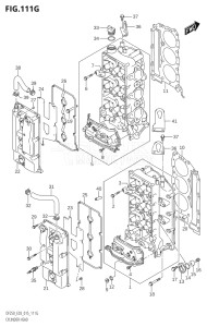 22503F-510001 (2005) 225hp E03-USA (DF225T  DF225Z) DF225T drawing CYLINDER HEAD (DF250ST:E03)