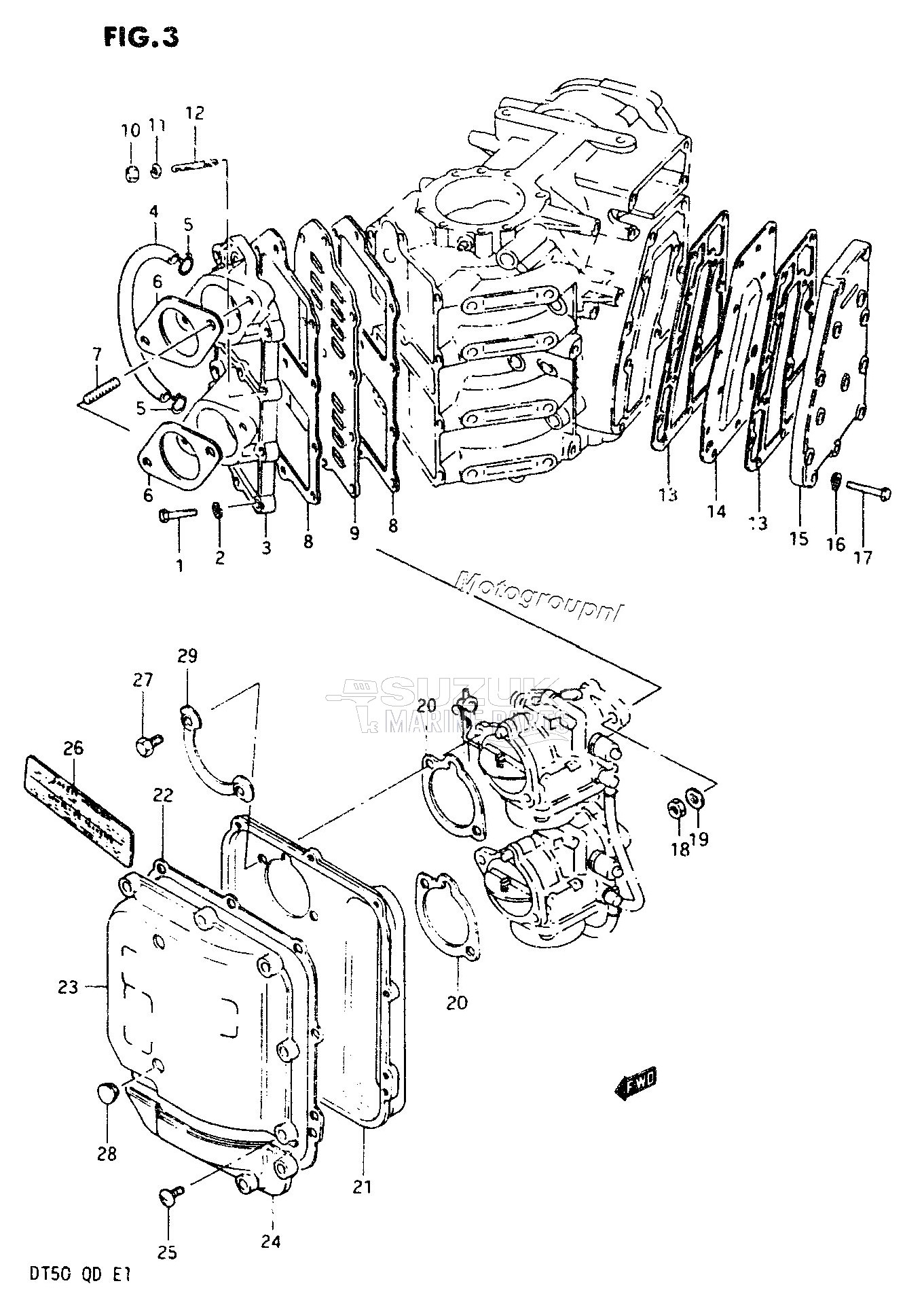 INLET CASE /​ EXHAUST COVER