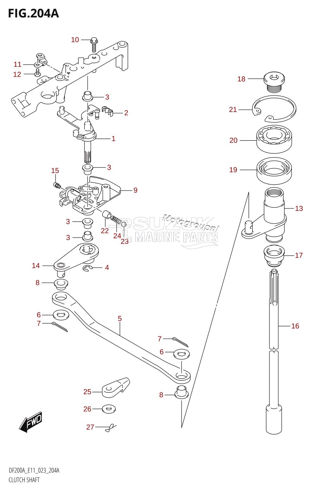 CLUTCH SHAFT