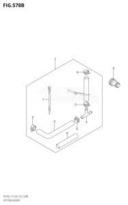 DF115Z From 11502Z-210001 (E01 E40)  2012 drawing OPT:TRIM SENDER (DF100T:E40)