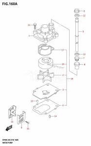 DF80A From 08002F-810001 (E03)  2018 drawing WATER PUMP