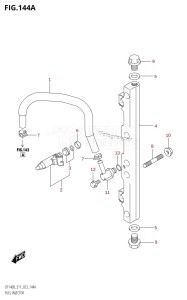 DF115BT From 11506F-240001 (E11 E40)  2022 drawing FUEL INJECTOR (E11)