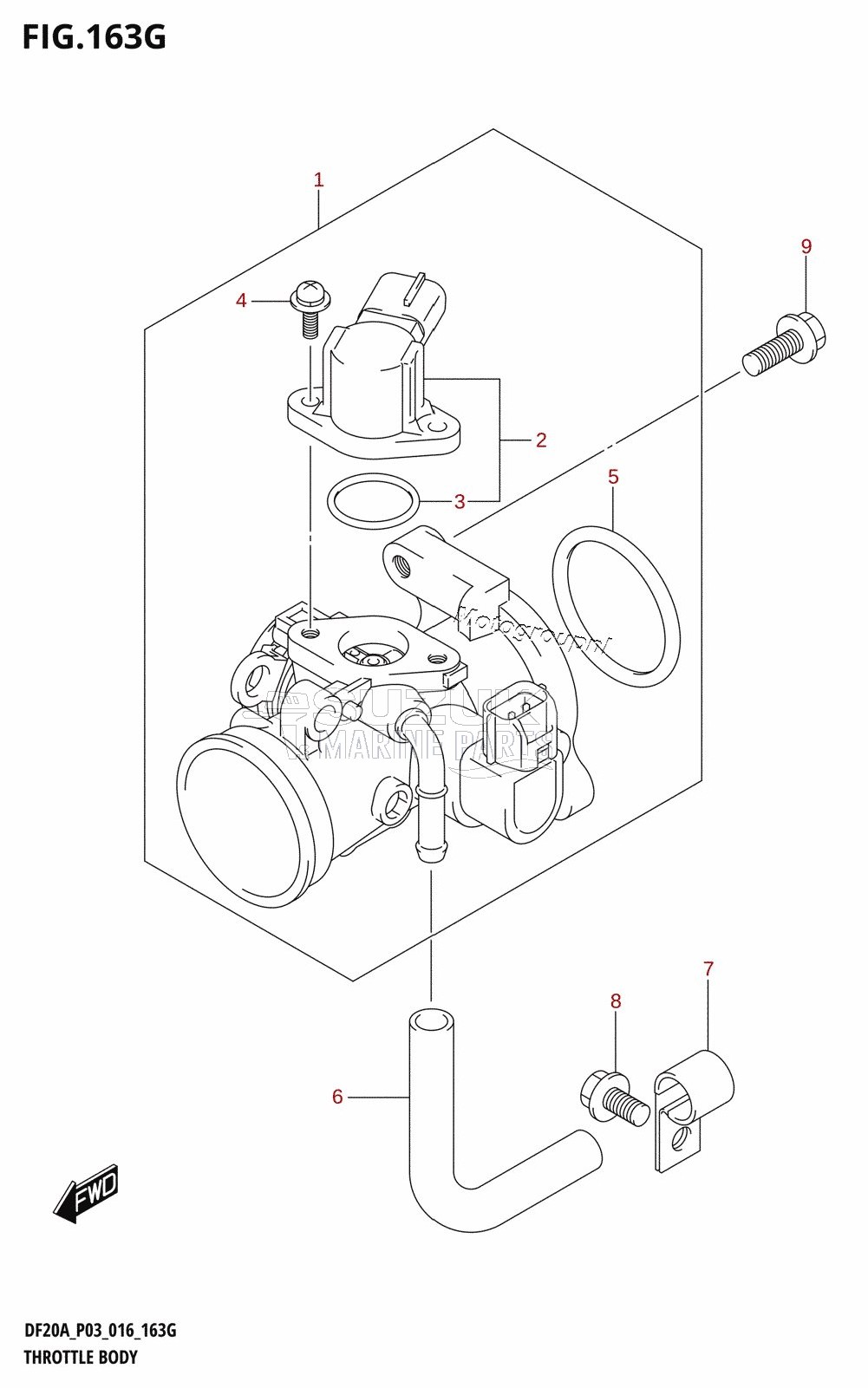 THROTTLE BODY (DF20A:P03)