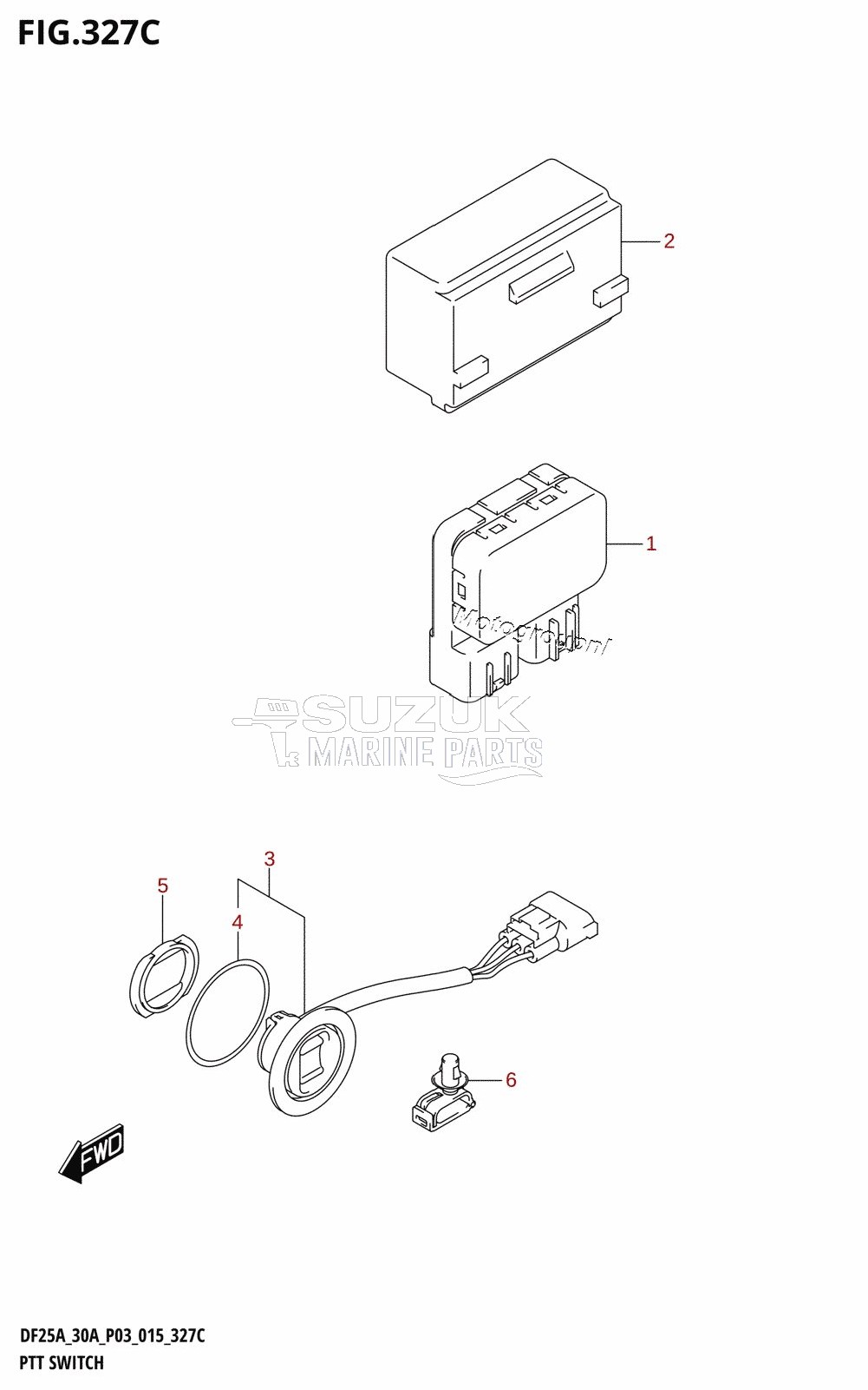 PTT SWITCH (DF30AT:P03)