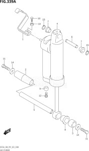 02504F-240001 (2022) 25hp P01-Gen. Export 1 (DF25A    DF25AT    DF25ATH    DT25K) DF25A drawing GAS CYLINDER (DF30AQ)