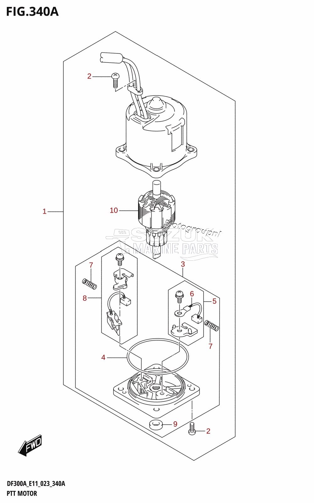 PTT MOTOR (X-TRANSOM,XX-TRANSOM)