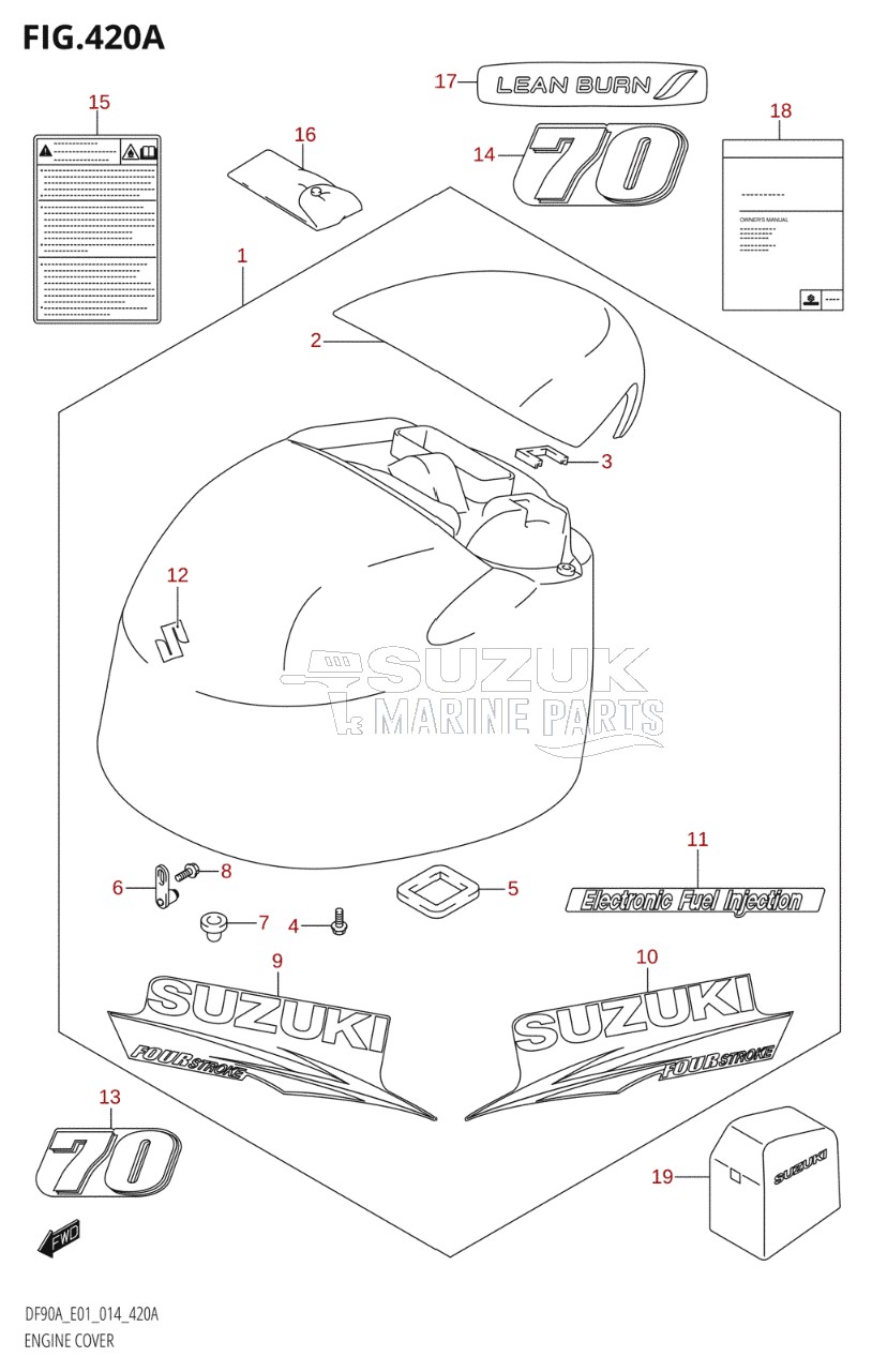 ENGINE COVER (DF70A:E01)