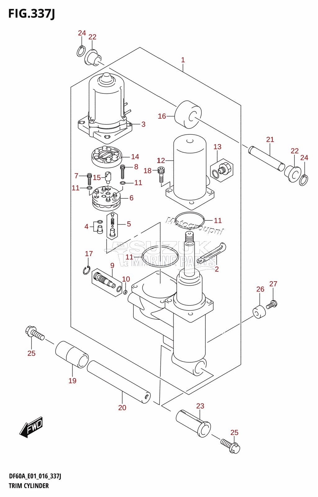 TRIM CYLINDER (DF60ATH:E40)