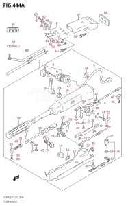 08002F-210001 (2012) 80hp E01 E40-Gen. Export 1 - Costa Rica (DF80A  DF80AT) DF80A drawing TILLER HANDLE (DF70ATH:E01)