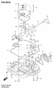 DF200T From 20002F-440001 (E01 - E40)  2024 drawing ENGINE HOLDER (DF200T)