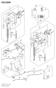 DF115AZ From 11503Z-710001 (E11 E40)  2017 drawing OPT:KEY LESS START (DF140AT:E11)