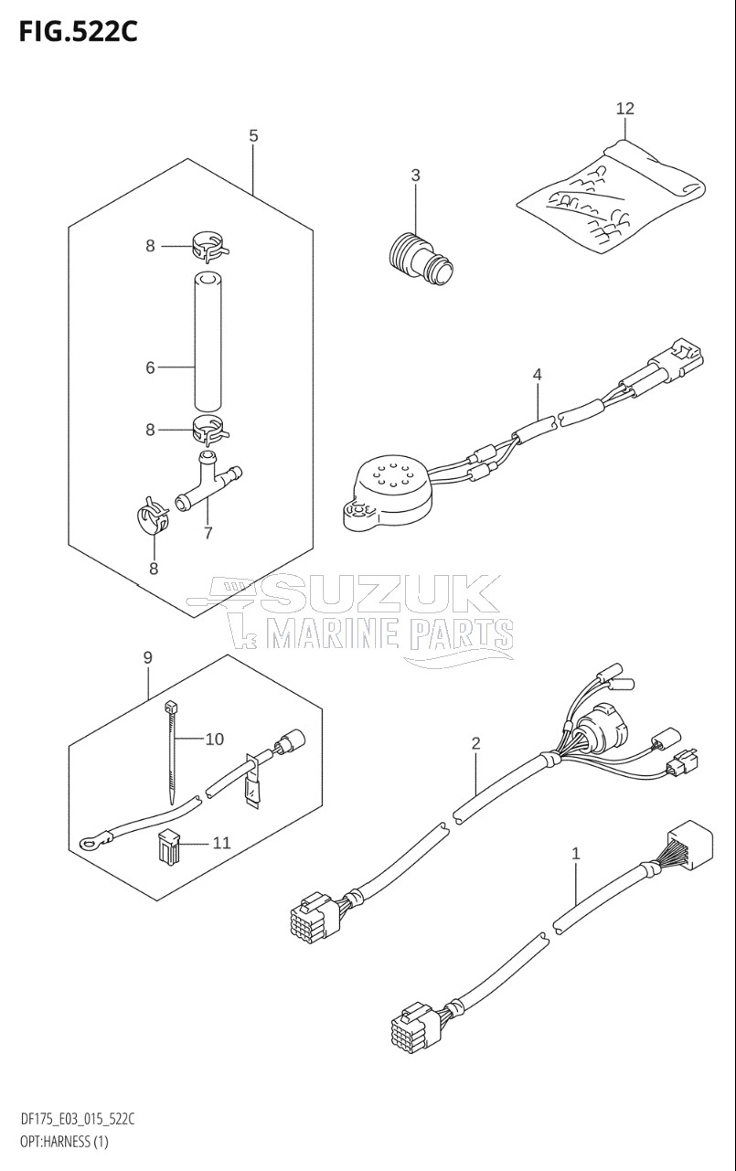 OPT:HARNESS (1) (DF150Z:E03)