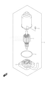 DF 25A drawing PTT Motor