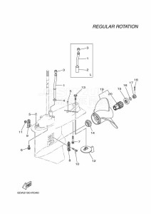 F150G drawing PROPELLER-HOUSING-AND-TRANSMISSION-2