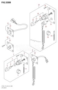 DF100 From 10002F-110001 (E03)  2011 drawing OPT:SWITCH (DF115T:E03)