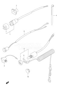 DF 9.9 drawing Electrical (1) S/N 651001 to 652500