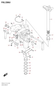 05003F-610001 (2016) 50hp E01-Gen. Export 1 (DF50A  DF50ATH) DF50A drawing SWIVEL BRACKET (DF60AVTH:E40)