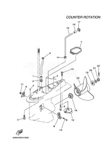 FL200CETX drawing PROPELLER-HOUSING-AND-TRANSMISSION-4