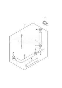 Outboard DF 90A drawing Water Pressure Sub Kit