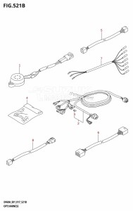 DF50A From 05004F-710001 (E01)  2017 drawing OPT:HARNESS (DF40AQH:E01)