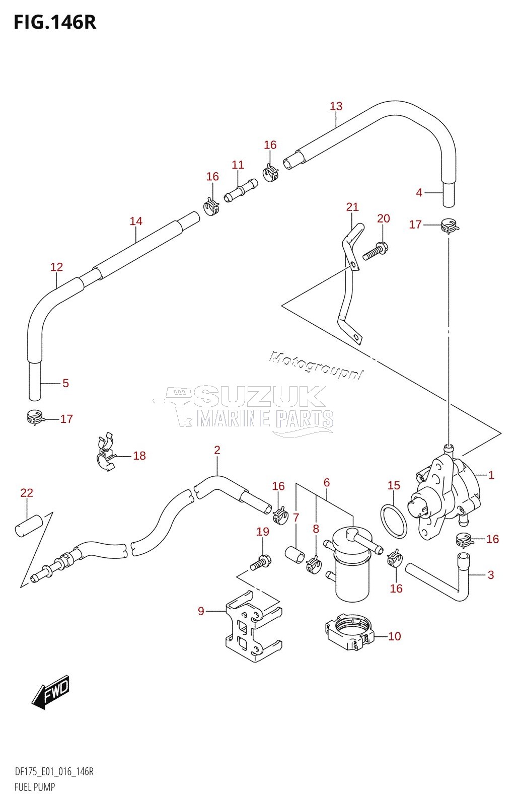 FUEL PUMP (DF175ZG:E01)