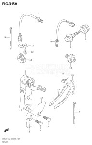 17502Z-210001 (2012) 175hp E01 E40-Gen. Export 1 - Costa Rica (DF175Z) DF175Z drawing SENSOR