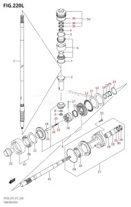 DF200 From 20002F-210001 (E01 E40)  2012 drawing TRANSMISSION (DF250Z:E01)