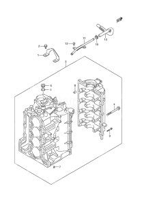 Outboard DF 90A drawing Cylinder Block