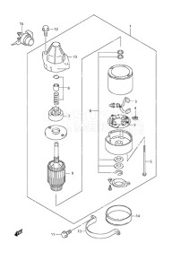 DF 40 drawing Starting Motor