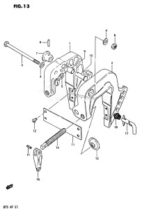 DT5 From 0502-451193 till 451317 ()  1984 drawing CLAMP BRACKET