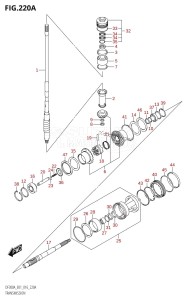 DF250A From 25003P-610001 (E01 E40)  2016 drawing TRANSMISSION