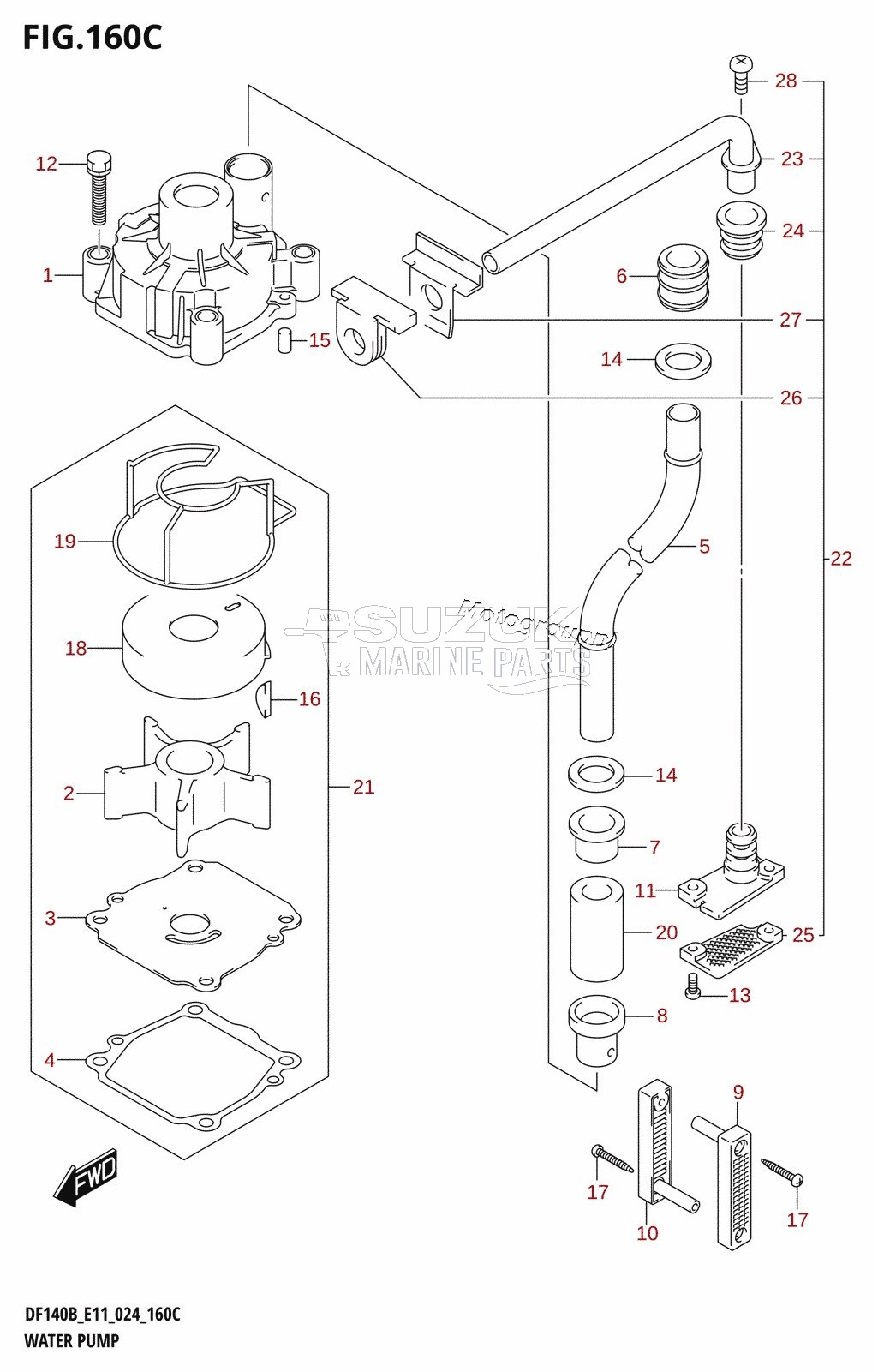 WATER PUMP (E40)