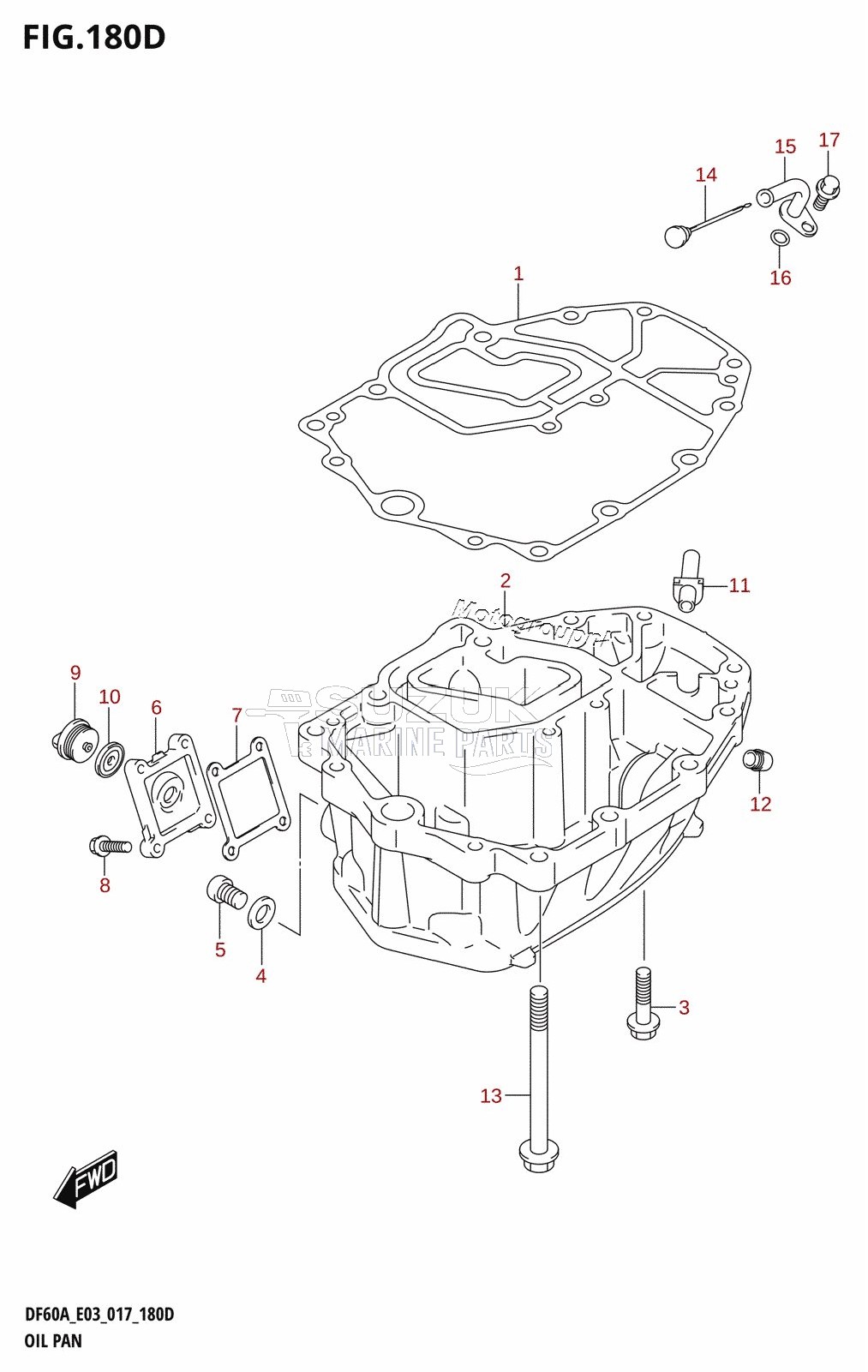 OIL PAN (DF50AVT:E03)