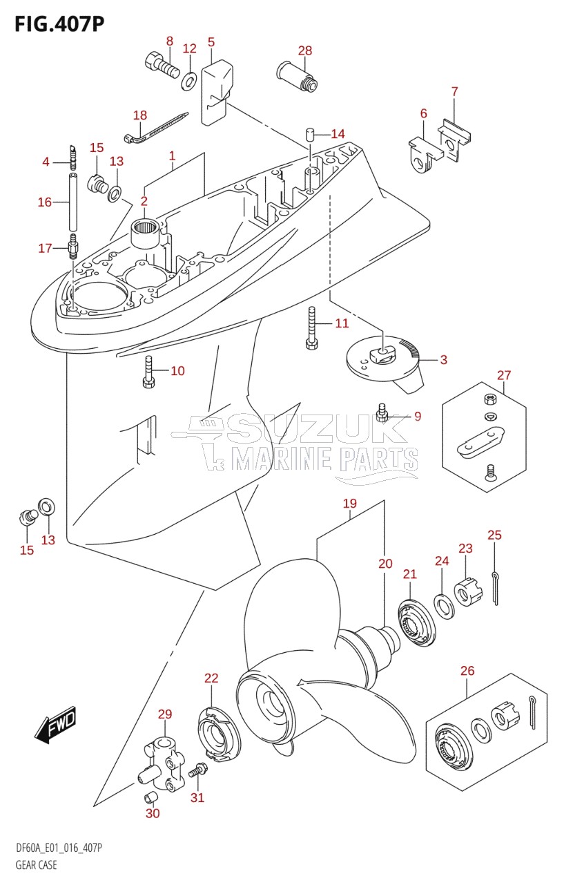 GEAR CASE (DF50AVTH:E01)