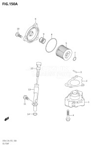 00994F-110001 (2011) 9.9hp P03-U.S.A (DF9.9A  DF9.9AR) DF9.9A drawing OIL PUMP.