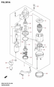 DF8A From 00801F-210001 (P03)  2012 drawing STARTING MOTOR