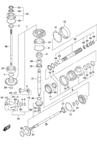 Outboard DF 300B drawing Transmission