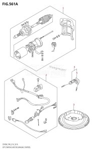 DT40 From 04005K-410001 ()  2014 drawing OPT:STARTING MOTOR (MANUAL STARTER) (DT40W:P40:M-STARTER)