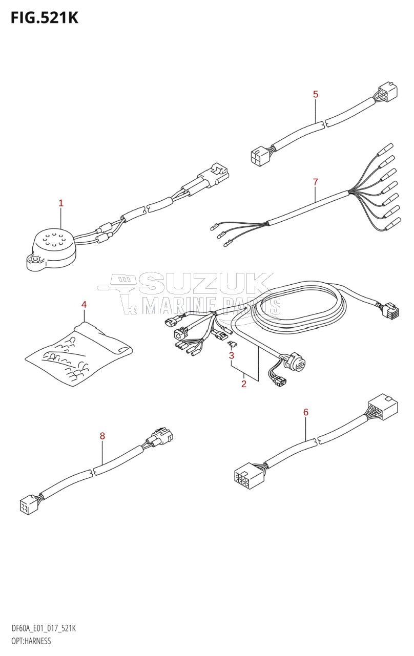 OPT:HARNESS (DF60AQH:E40)