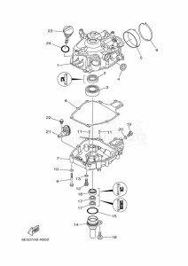 F2-5BMHL drawing CYLINDER--CRANKCASE-2