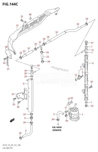 DF150 From 15002F-210001 (E01 E40)  2012 drawing FUEL INJECTOR (DF150Z:E01)