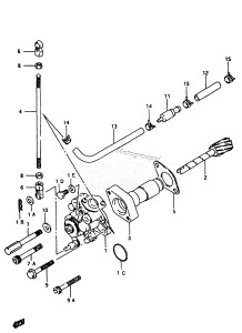 DT40 From 04003K-231001 ()  1992 drawing OIL PUMP (DT40C,40TC,40RC /​ MODEL:95~99)