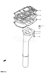 DT30 From 1001-308066 ()  1978 drawing EXHAUST TUBE