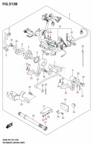 DF9.9B From 00995F-510001 (P01)  2015 drawing OPT:REMOTE CONTROL PARTS (DF15A:P01)