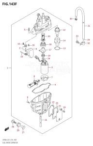 07003F-410001 (2014) 70hp E01 E40-Gen. Export 1 - Costa Rica (DF70A  DF70ATH) DF70A drawing FUEL VAPOR SEPARATOR (DF80A:E40)