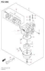 DT15A From 01504-410001 (P40)  2014 drawing CARBURETOR (DT9.9A:P40)